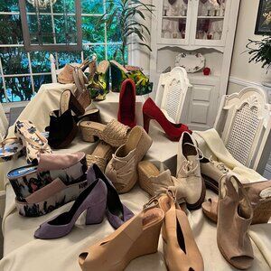 A Bundle of 12 Shoes and Sandals